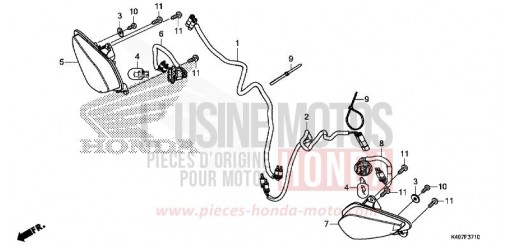 CLIGNOTANT AVANT (NSS125DF/ADF/ADH) NSS125ADF de 2016